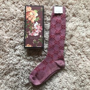 “Authentic” Gucci Socks Roseate/Pink with box